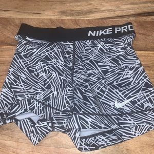 XS Nike pro tight workout running shorts